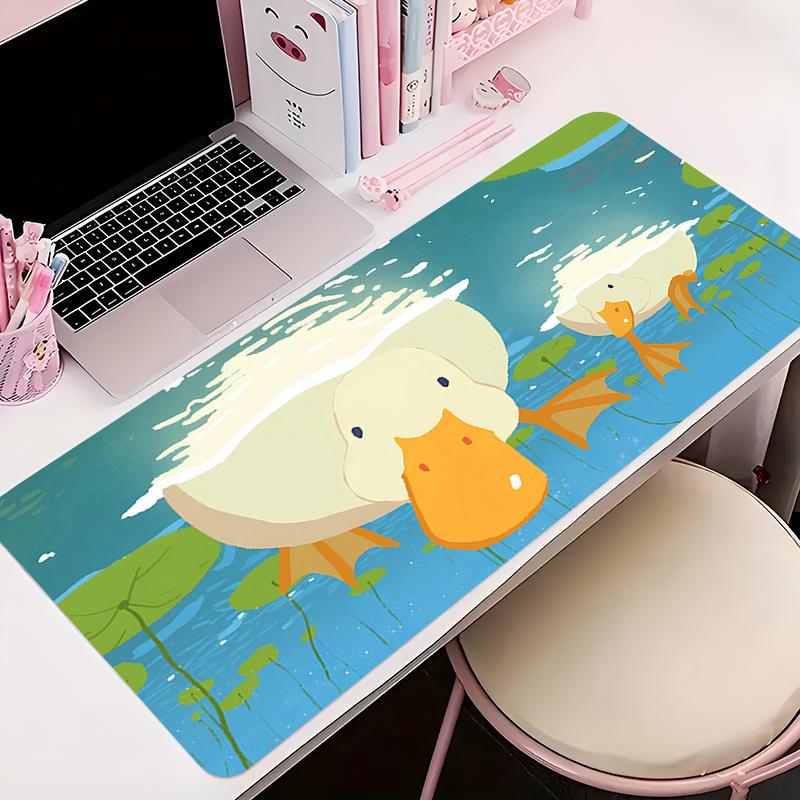 Xxl Gaming Accessories Cartoon Gamer Keyboard Rubber Desk Mat Duck Nonslip Laptop Notebook Office Mousepad Mouse Mats