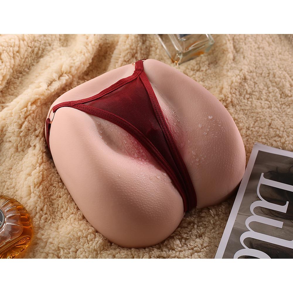 1.8KG Realistic Hip Masturbator for Men - 2 Hole Design (Deep Vagina & Tight Anal) with 3D Lifelike Pussy and Ass&Ultra-Realistic Sex Doll Hip