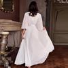 2024 Summer Women's Elegant Color Block Pleated Slim Dress