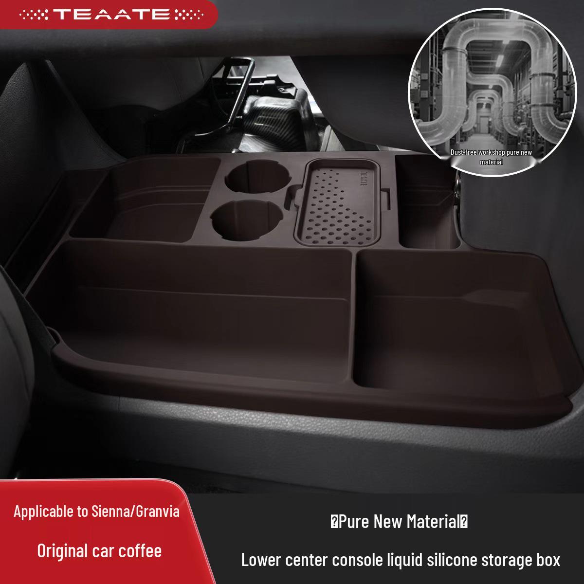 

Sienna Silicone Multi-Functional Lower Console Storage Organizer