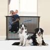 Recinzioni per barriere per cani da compagnia con gancio da 4 pezzi Cancello per scale di rete isolato per animali domestici Nuovo box pieghevole in rete traspirante per recinzione di sicurezza per cani