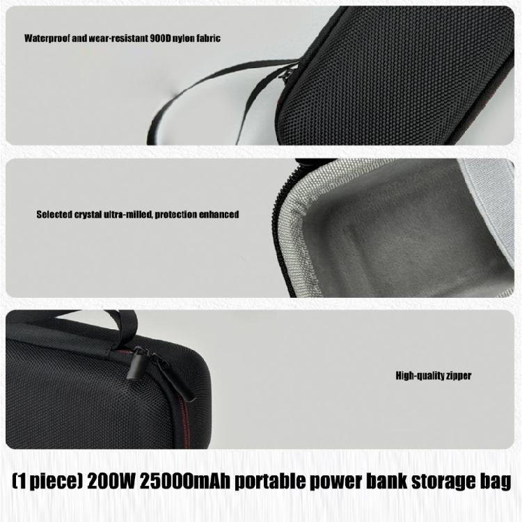 Premium Protective Cover For 200W 25000mAh PB72 Chargers Bag Offering Impact Resistance And Intelligent Organization Systems