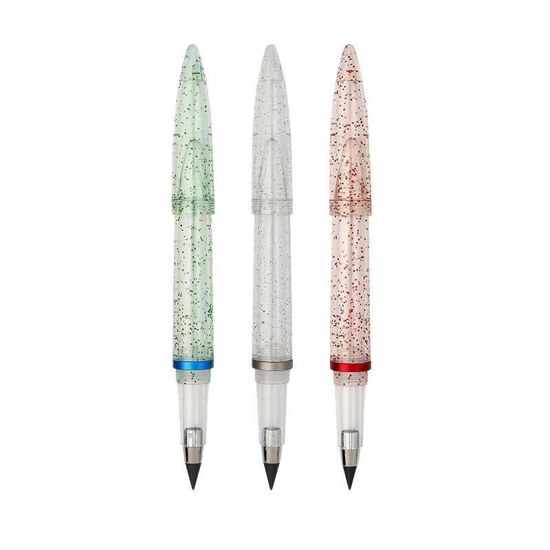 Black Tech Eternal Pencil: No Sharpening, No Ink, Break-Resistant Lead, Posture-Correcting Drawing Tool