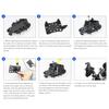 Bike Tail Light Mount Bracket Compact Portable Nylon Bike Rear Light Holder Rack for Garmin Tail Light