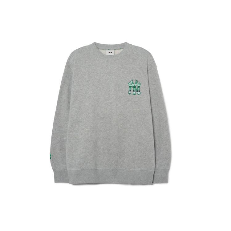 MLB Sweatshirts Unisex Gray Crew Neck Moderate Other 3AMTM0731-50MGS L