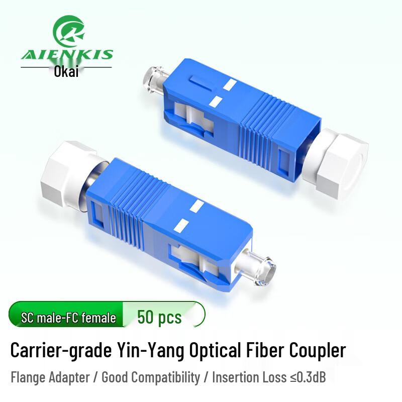 AIENKIS Telecom-Grade Fiber Optic Adapters