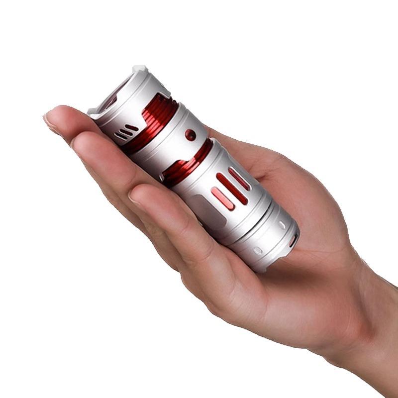 Mini EDC Flashlight Rechargeable Pocket Torch Light Outdoor Camping Fishing Hiking Self Defense Emergency Keychain Flashlights