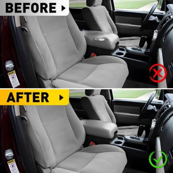 Leather Center Armrest Cover Console Lid Skin Gray For Toyota Sequoia 2008-