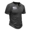 Men's Slim Fit Henley Shirts Casual Short Sleeve 3-Button T-Shirts Basic Comfort Lightweight Tee Shirts for Men Summer Stretch Workout Training Tops