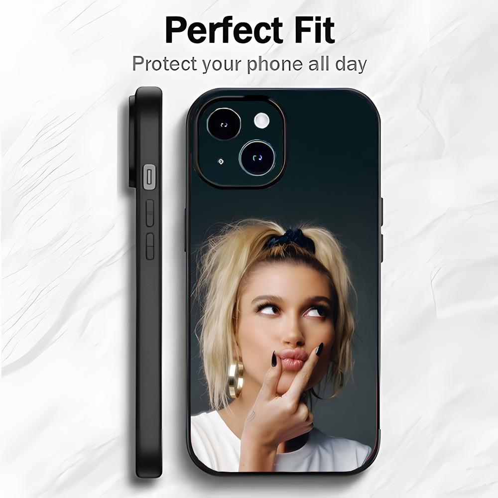 Fashion Beautiful Star H-Hailey Bieber Phone Case Phone Case Soft Packaging Lightweight For iPhone17 16 15 14 13ProMax