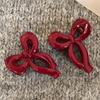 Hair Pin Stable Non-Slip Mini Bow Shape Alloy Hair Pin Glossy