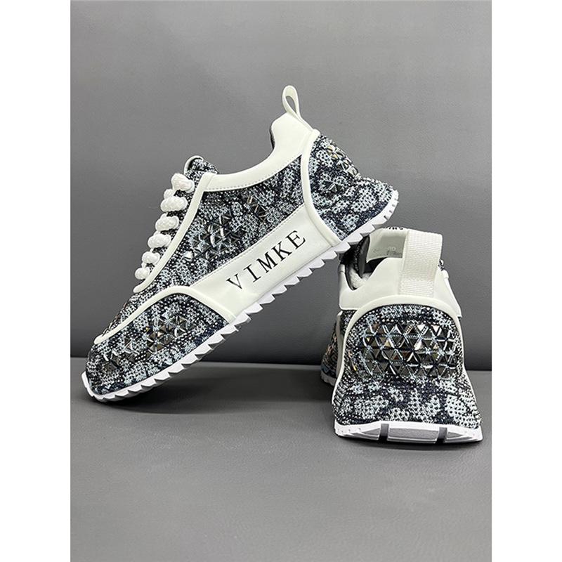 Light Luxury New Spring European Hot Diamond Casual Board Shoes Platform Shoes Star Dl