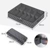 Adjustable Underbed Storage Containers Multi-Grid Design Foldable Under Bed Shoe Storage Non-Woven Fabric With Lids