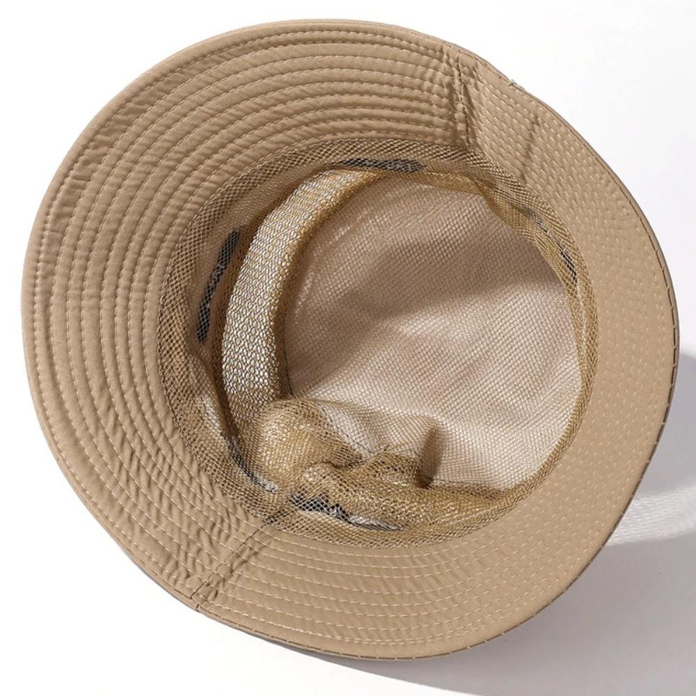 Breathable Fisherman Hat Wide Brim Bucket Hat Sun Hat  Summer Outdoor Traveling Fishing Hiking