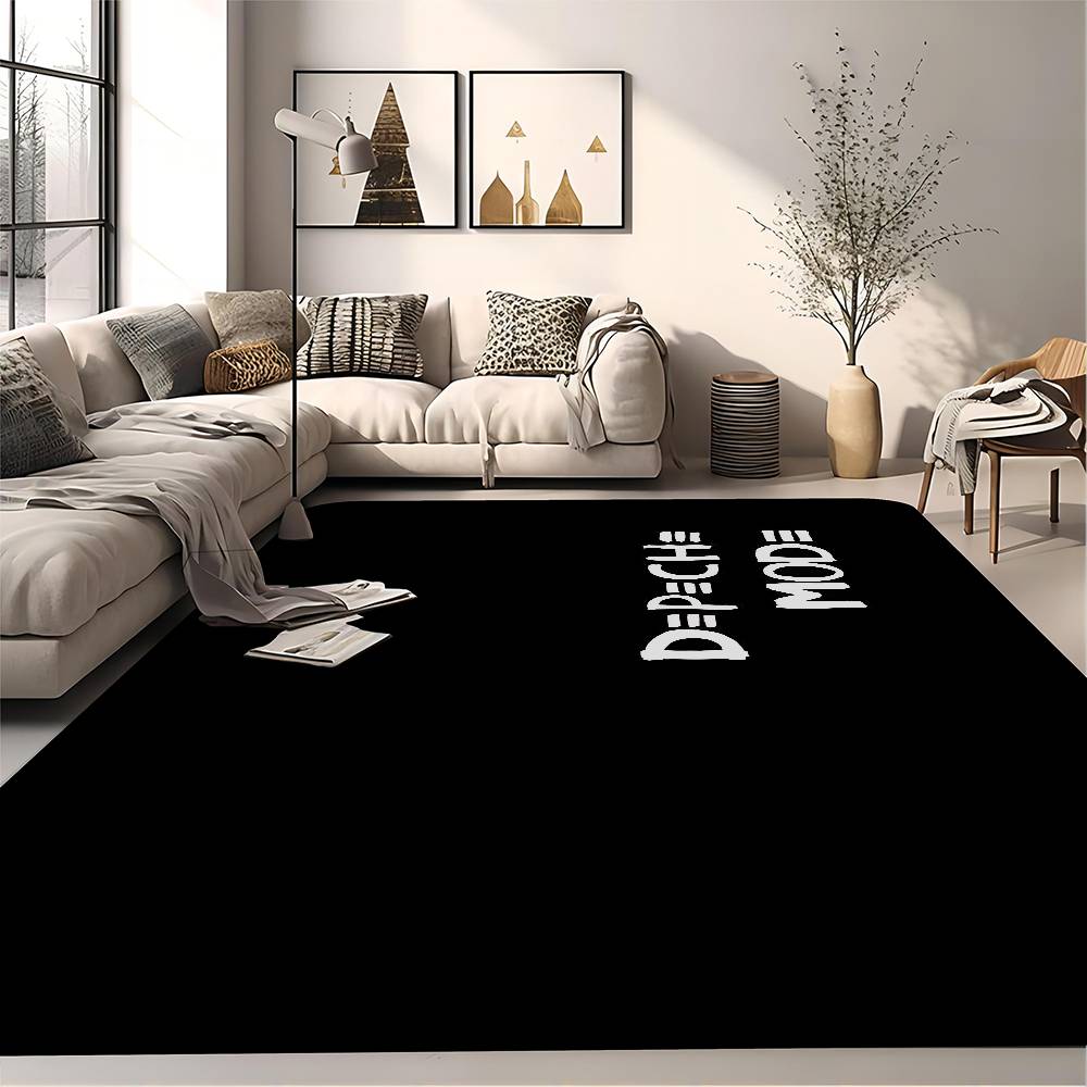 D-Depeche M-Mode Floor Mat Non-Slip Laundry Room Mat Laundry Decor Balcony Child Living Room Bedside Mats