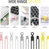 6-120PCS Reusable Cable Ties Flexible Cord Organizer Straps for Home Office Travel and Electronic Device Wire Management