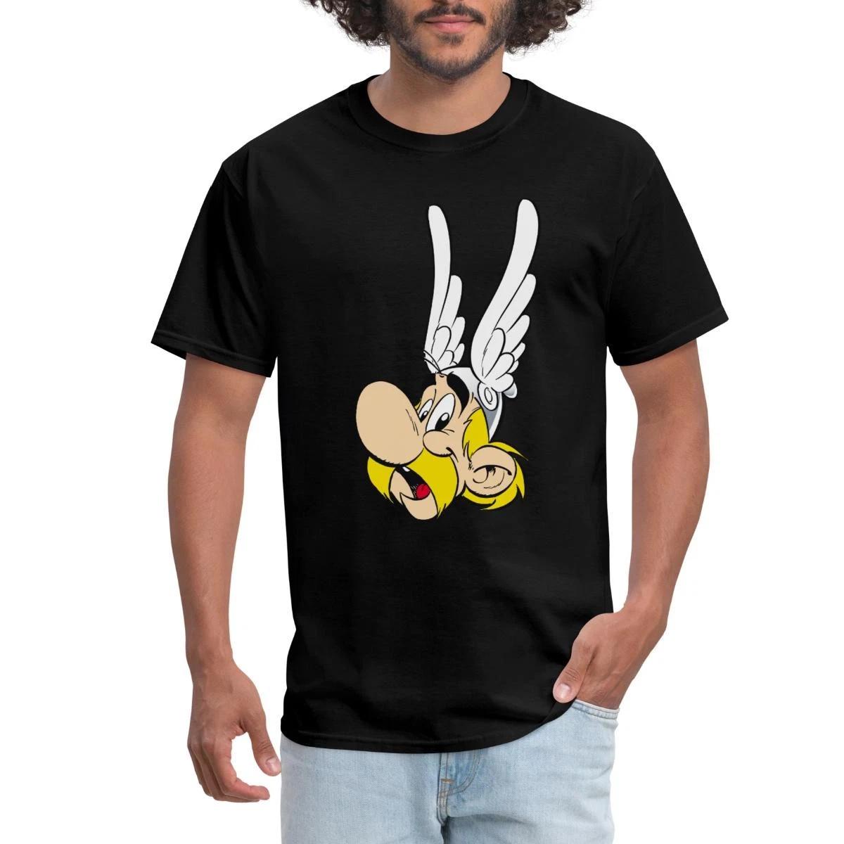 Asterix & Obelix Asterix Portrait Officially Licensed Men s T-Shirt XXXXL