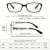 6PCS Fashion Rectangle Reading Glasses - Flexible PC Frame with Spring Hinges Strain Lightweight Eyewear