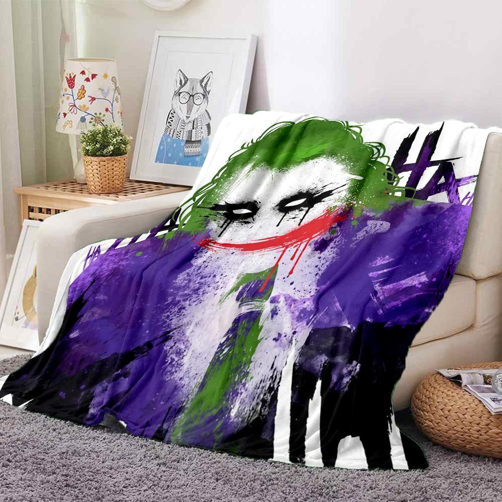 Joker Flannel Blanket, High quality Comfortable for All Seasons, Home Decor, Warmth and Comfort