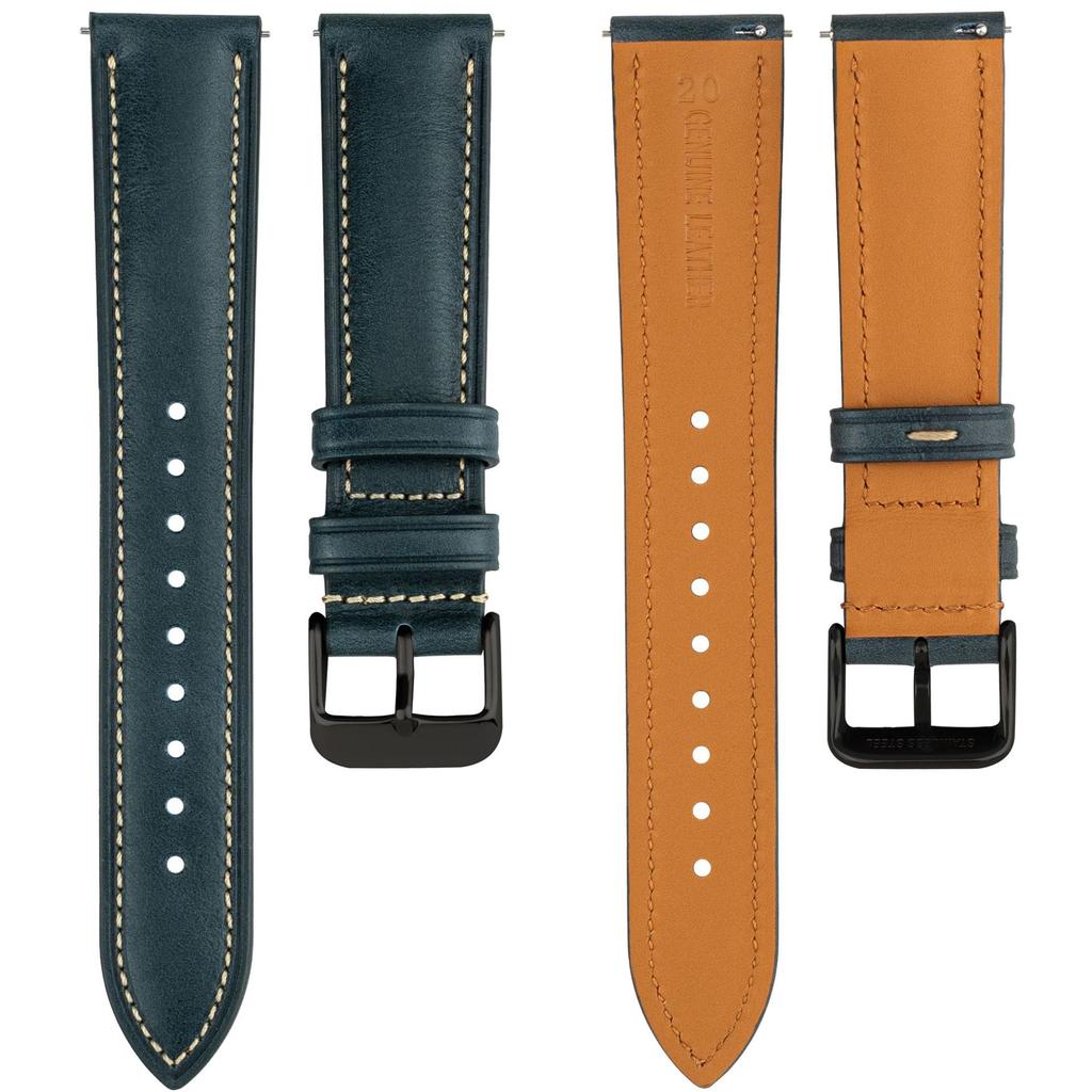 Quick Release Oil Wax Genuine Leather Watch Strap Replacement for Huawei Watch GT 2 GT 3 GT 4 GT 5 Watch 3 Pro Smart Watch