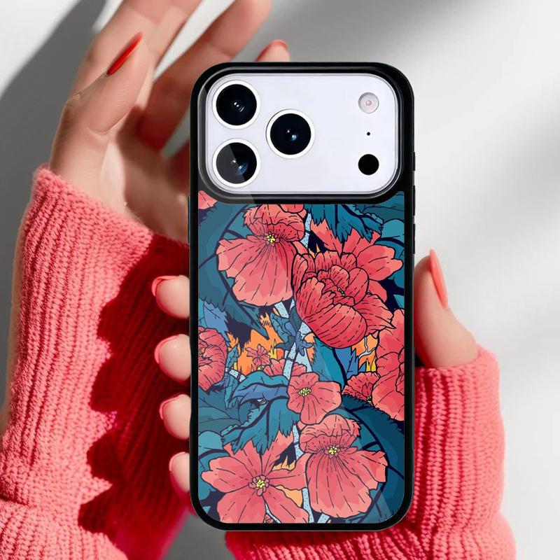 

Japanese Style Art Japan soft Phone Case for iPhone 17 16 15 14 13 Pro Max Back Cover for 12 11 Pro Coque iPhone 12 Pro Max