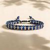 Handmade Opal Beaded Bracelet, Elastic Stretch Rope Natural Gemstone Bead Bangle Jewelry