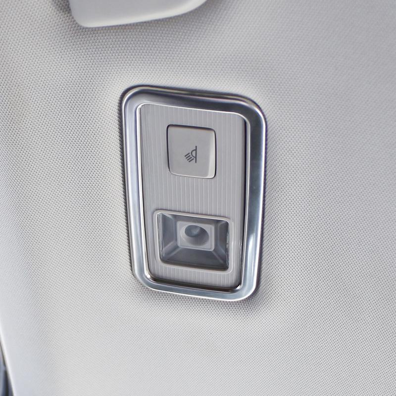 For Volkswagen VW T-Roc Troc 2018 -  Rear Seat Reading Light Frame Back Roof Light Cove Sticker Car Styling Accessories