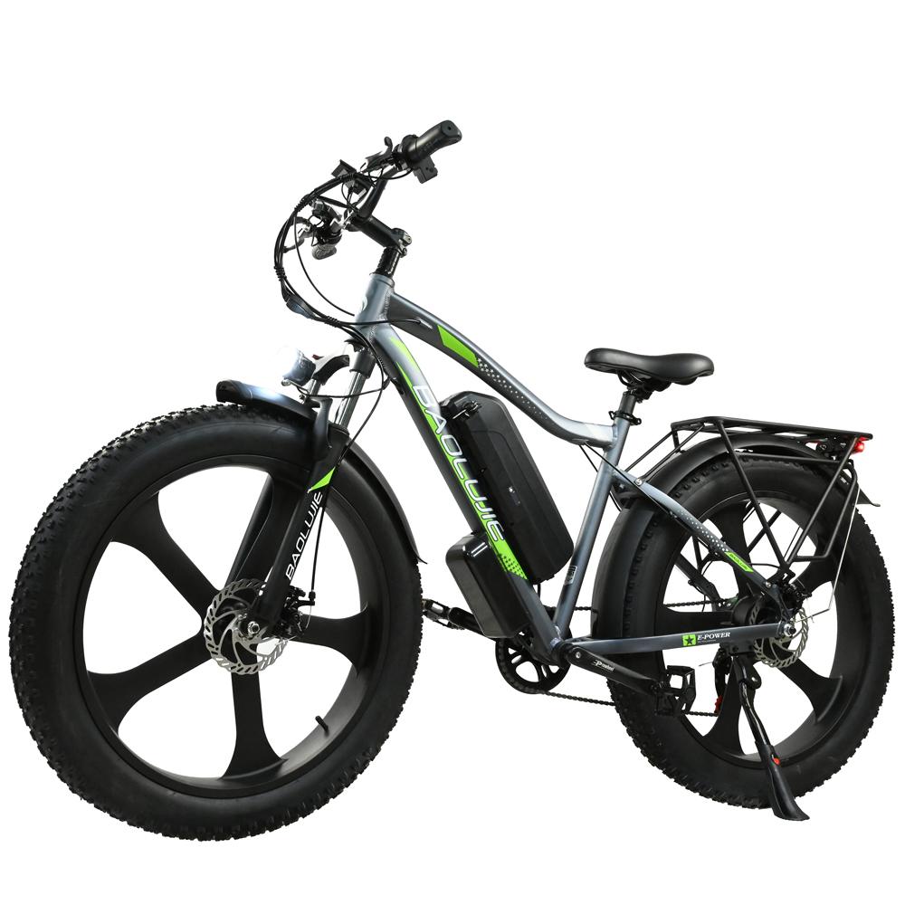 BAOLUJIE DP-2620 Integrated Wheel Adult E-Mountain Bike  500W Motor 48V13AH Battery 26 Inch Fat Tires Off-Road Electric All-Terrain Electric Bicycle