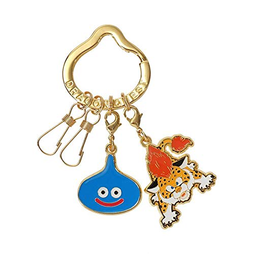 Smile Slime Metal Key Ring Slime & Baby Panther