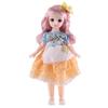 30cm 1/6 Bjd Doll Dress Up Clothes Floral Skirt 23 Joint Movable Girl Toy