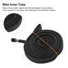 2 Pack 700x23C Bike Inner Tube 48mm Schrader Valve Butyl Rubber Bike Tube with 2 Tire Levers