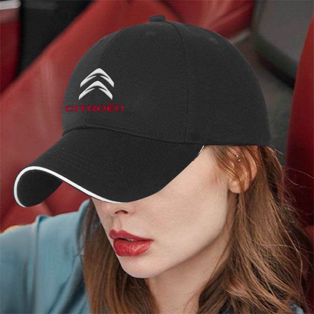 1pcs Baseball Cap Summer Outdoor Sun Hats Adjustable Golf Caps For Citroen C1 C2 C3 C4 Grand Picasso C4L C5 C-ELYSEE Berlingo C6