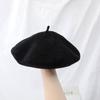 Stylish Wool Beret for Girls: Chic & Versatile, British Retro Design, Perfect for Autumn/Winter, Large Head Size, Artist-Inspired.