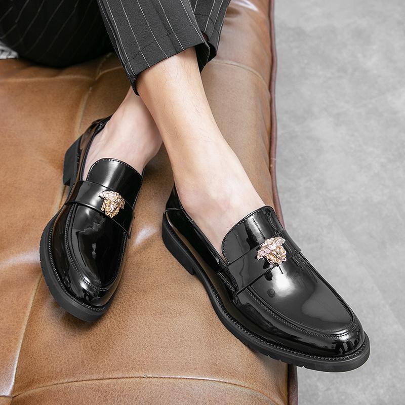 Men formal office working PU leather dress shoes XRS-3165-3