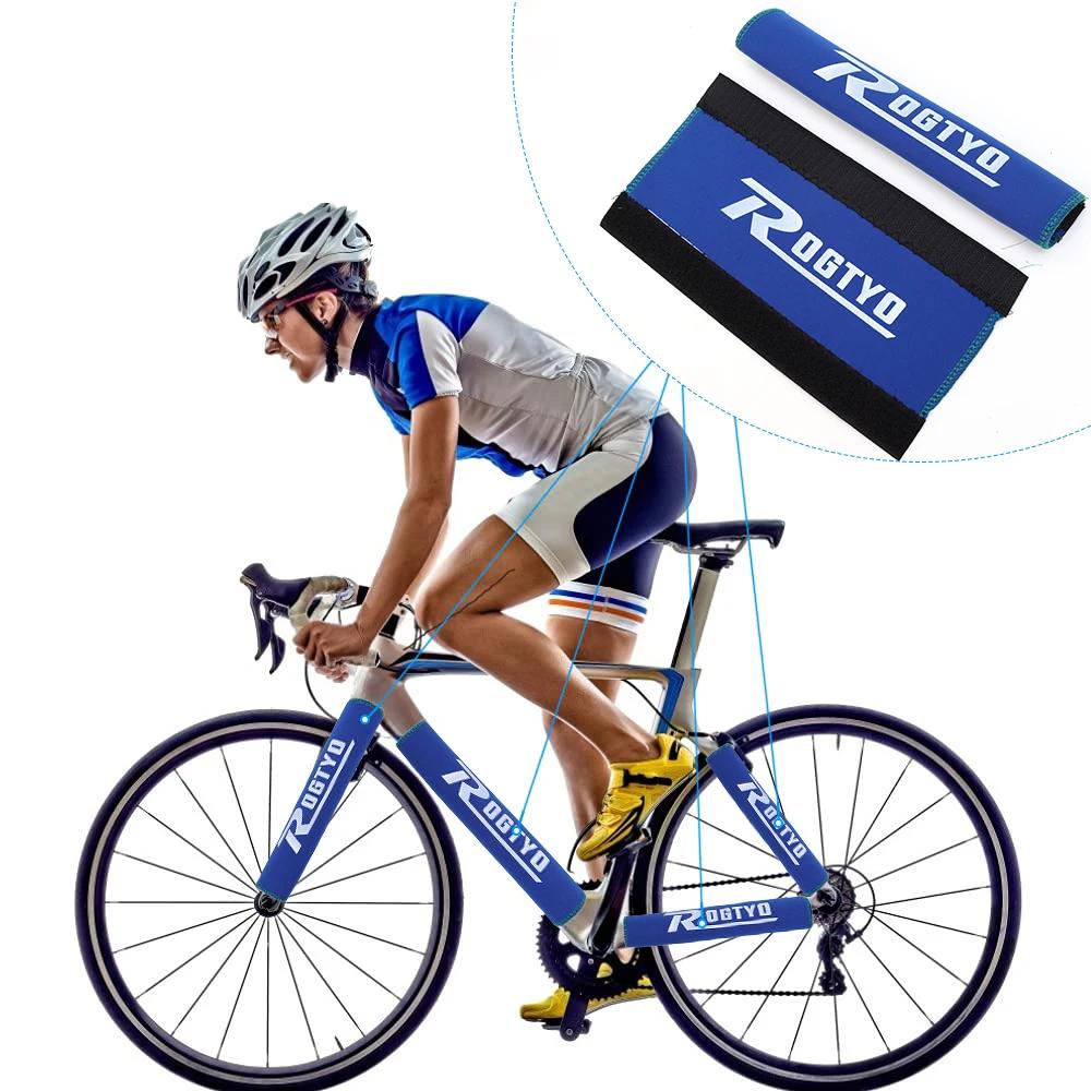 2/1ks Ochrana rámu kola Chránič zadní vidlice proti řetězu Odolný kryt proti opotřebení řetězu pro cyklistiku Chránič rámu kola pro MTB Silniční kolo