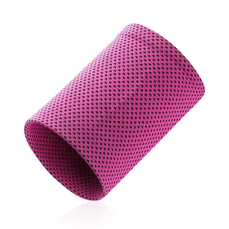 Summer Ice Silk Sports Wristband Cold Feeling Wrist Men And Women Fitness Weightlifting Wristband Icy Sweat Absorbing
