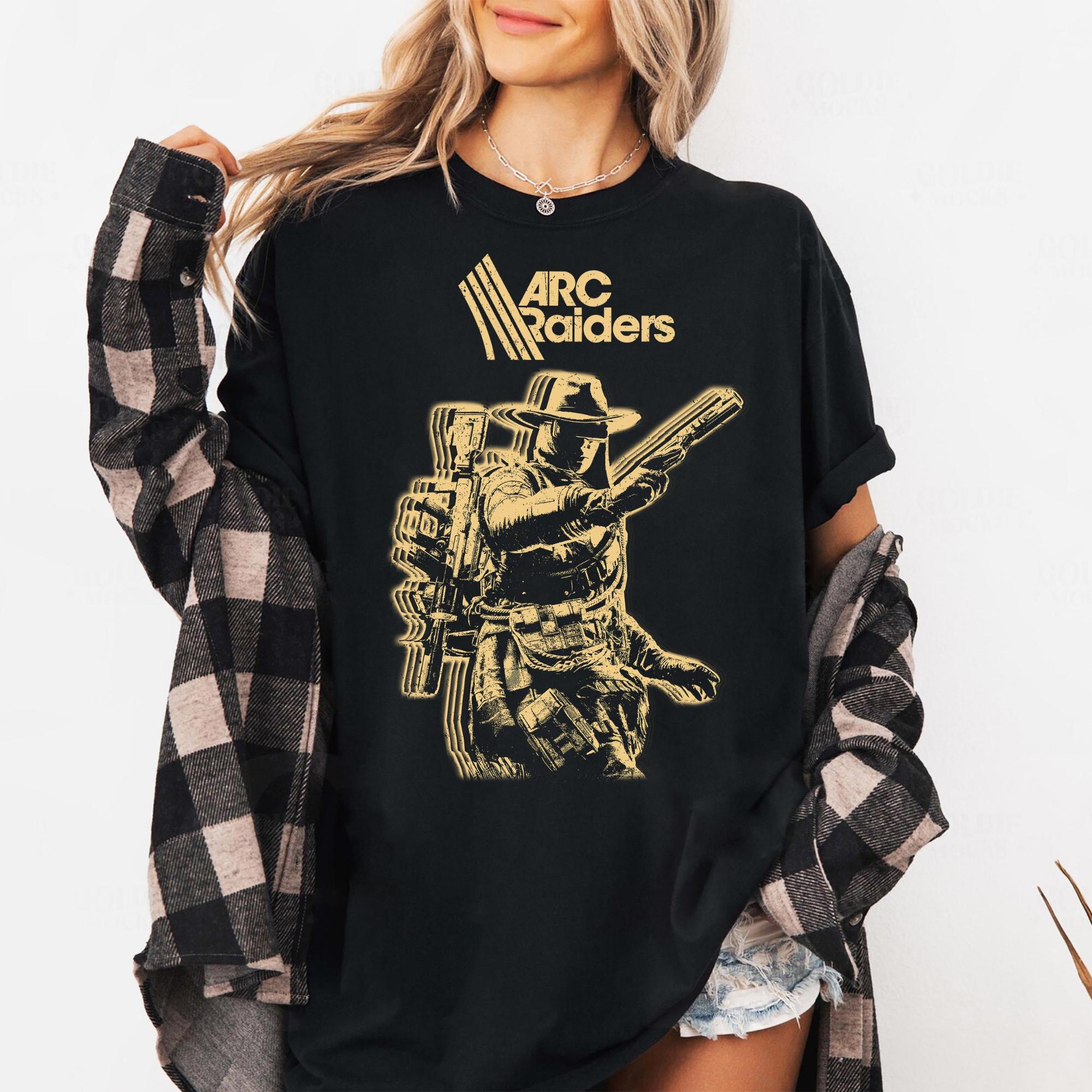 

Arc Raiders Game Printed Tshirt for Womens Spring and Summer Fashion Trend Pure Cotton Top Neutral Short Sleeved Tshirt 4XL