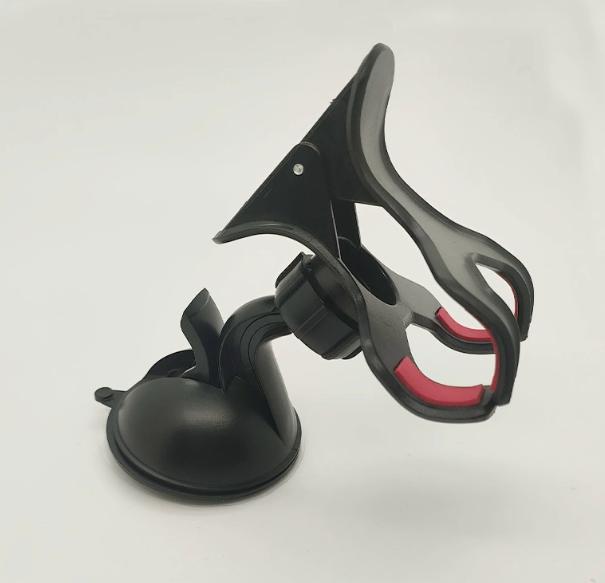 Aluminum Car Phone Holder - Long Arm Windshield Suction Cup Mount for Smartphones