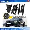 Ide 5D Carbon Fiber Decal Trim 12Pcs For Mercedes Benz C-Class GLC 2015-2018