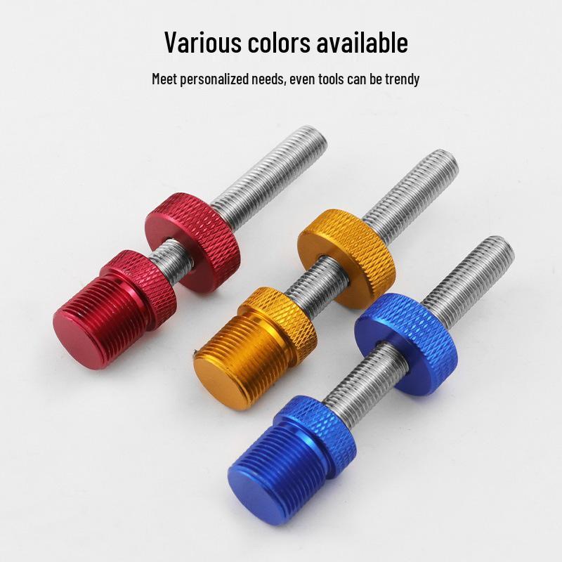Bottom Bracket Anti-Loosening Fixing Screw and Spline Tool for Bicycle Square Hole Bracket Assembly/Disassembly