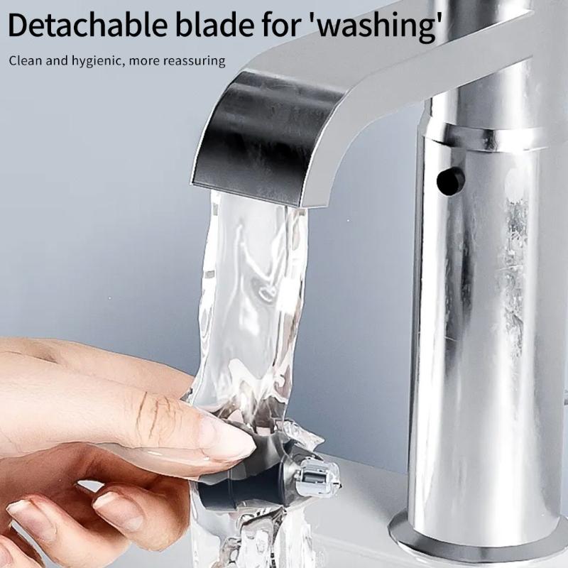 Multifunctional Portable Touch Operation Nose Hair Trimmer Plastic Texture Suitable for Quick Easy Discreet Trimming