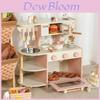 Wooden Pretend Play Coffee Machine And Stove Set For Kids With Interactive Cooking Fun For Preschoolers