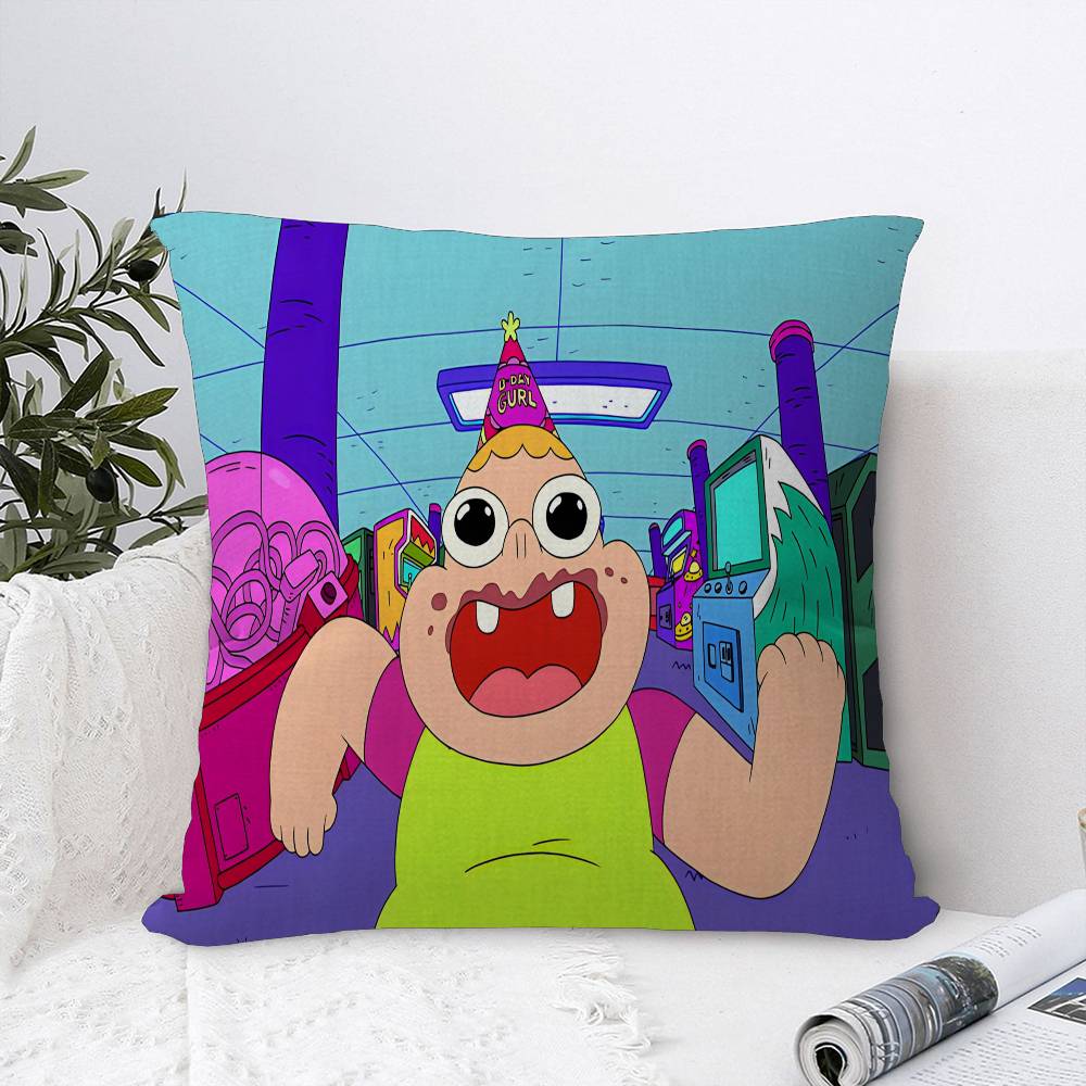 Classic Cartoon C-Clarence TV Cushion Cover Inches Farmhouse Decor Home Throw Pillow Covers For Couch Decorations