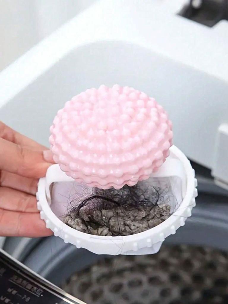2pcs reusable washing machine cleaning balls, anti pilling filters, washing machine pet hair catcher