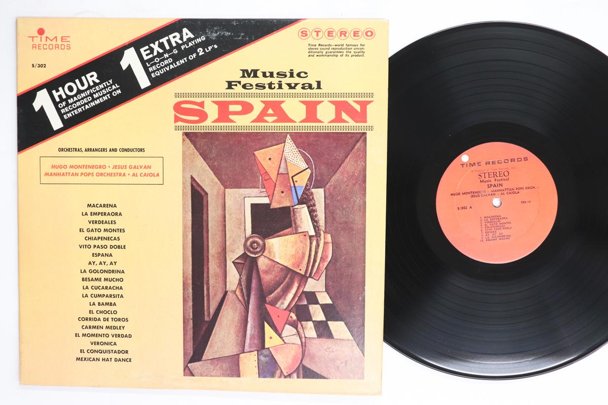 

LP Record HUGO MONTENEGRO MANHATTAN POPS ORC Music Festival Spain S302 TIME US Jazz Used