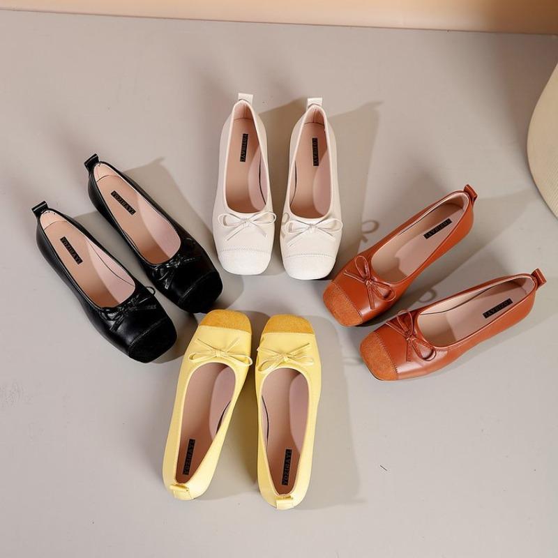 Spring and Autumn New Style Single Shoes - Slender Toe Flat Bottom - Versatile Women's Shoes