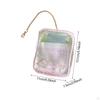 Clear Figure Display Bag PVC Waterproof Doll Storage for Lipstick Cards Keys