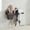 Space Saving Blow Dryer Hanger Carbon Steel Curling Iron Shelf Hair Dryer Holder  Hairbrush