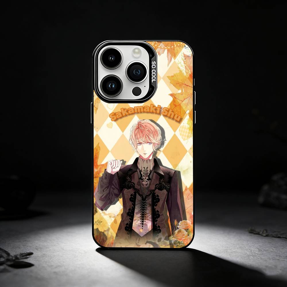 Diabolik Lovers Phone Case For iPhone 17,16,15,14,13,12,11 Plus,Pro Max,XS,Colored silver phone case