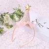 Sparkling Little Top Hat Hairband With Glittering Sequined For Girl Birthday Party Costume DressingUp Accessories